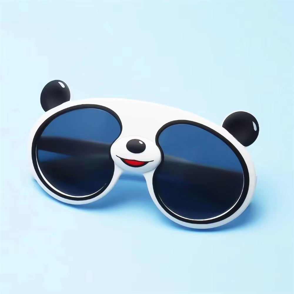 Trend Children Cartoon Sunglasses Boys Girls Panda Shaped Polarized Sun Glasses Kids UV Protection Children'S Birthday Gift Toys