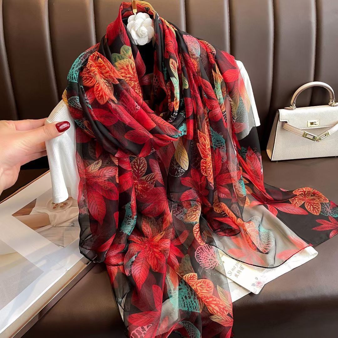Silk All-matching Yousoft Scarf Long Elegant Scarf