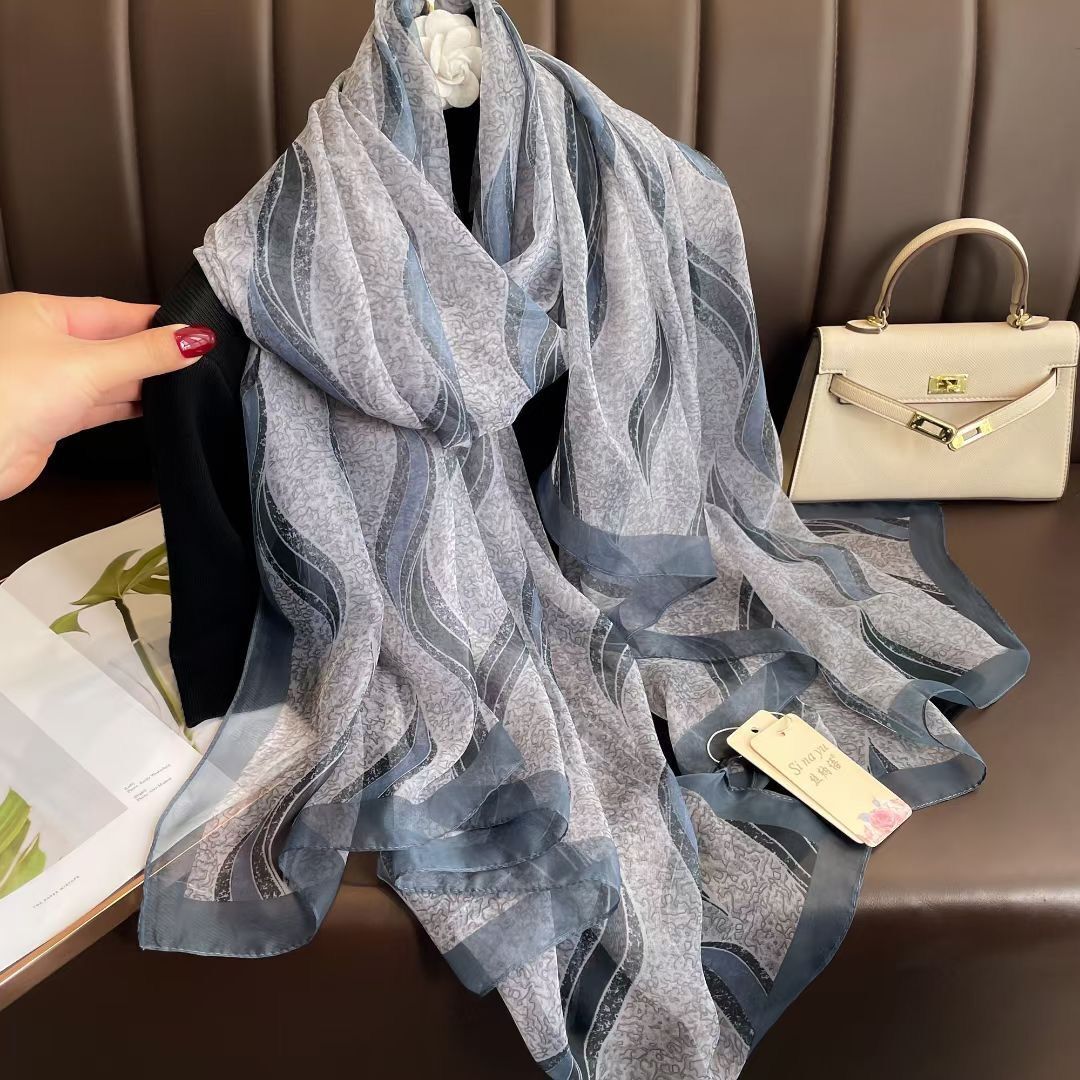 Silk All-matching Yousoft Scarf Long Elegant Scarf