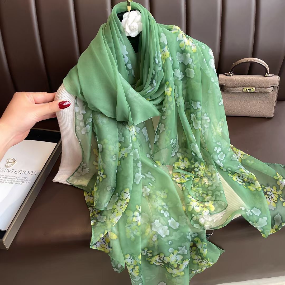 Silk All-matching Yousoft Scarf Long Elegant Scarf