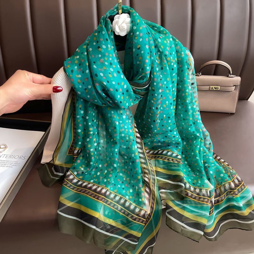 Silk All-matching Yousoft Scarf Long Elegant Scarf