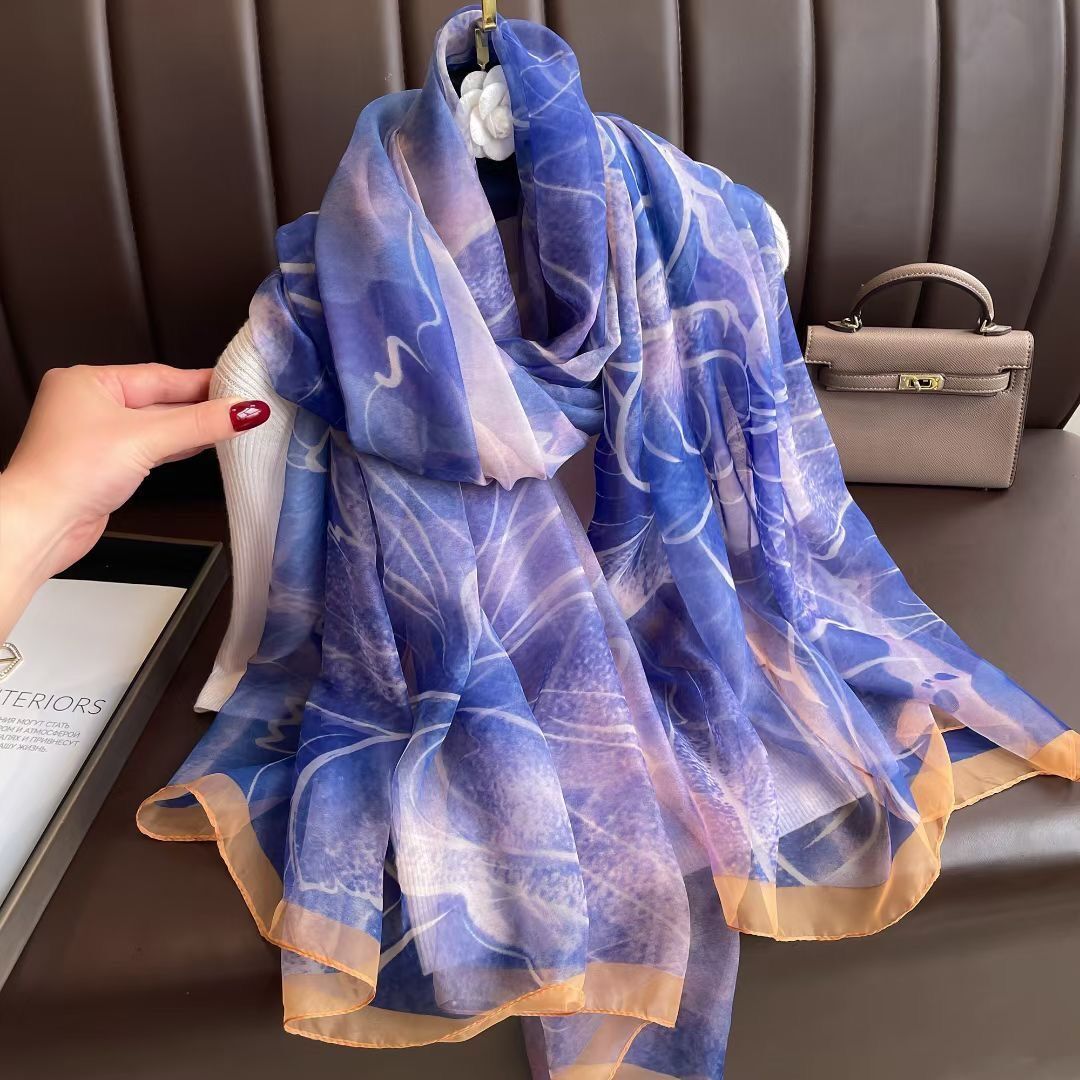 Silk All-matching Yousoft Scarf Long Elegant Scarf