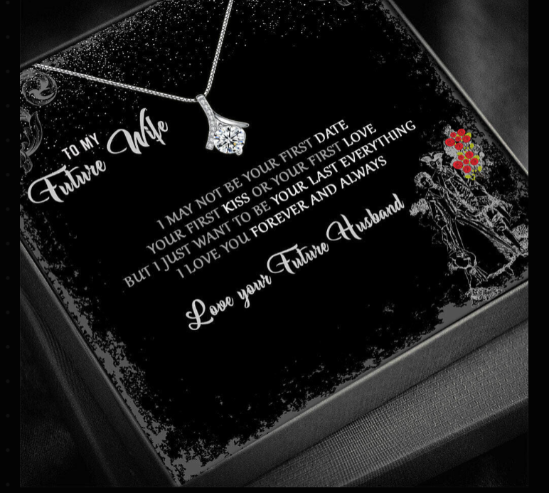 To My Future Wife | Love Necklace | Romantic Engagement | Wedding Gift | Panda Jewelry Store