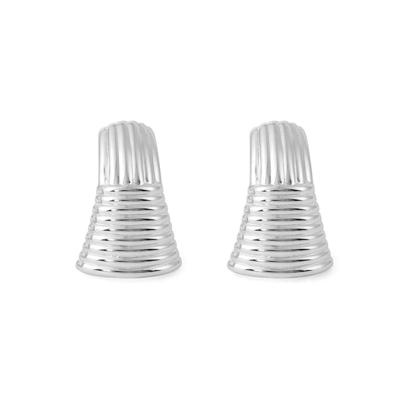 🌟Exaggerated Chunky Electroforming Hollow Large Statement Fashion Jewelry Geometry 999 Sterling Silver Stud Earrings