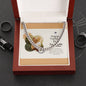14K gold Cuban Link Chain necklace for Father's Day gift