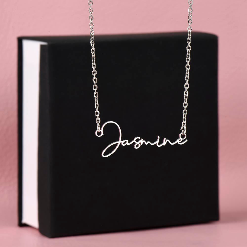 💎 Just for You! A Signature Style Name Necklace