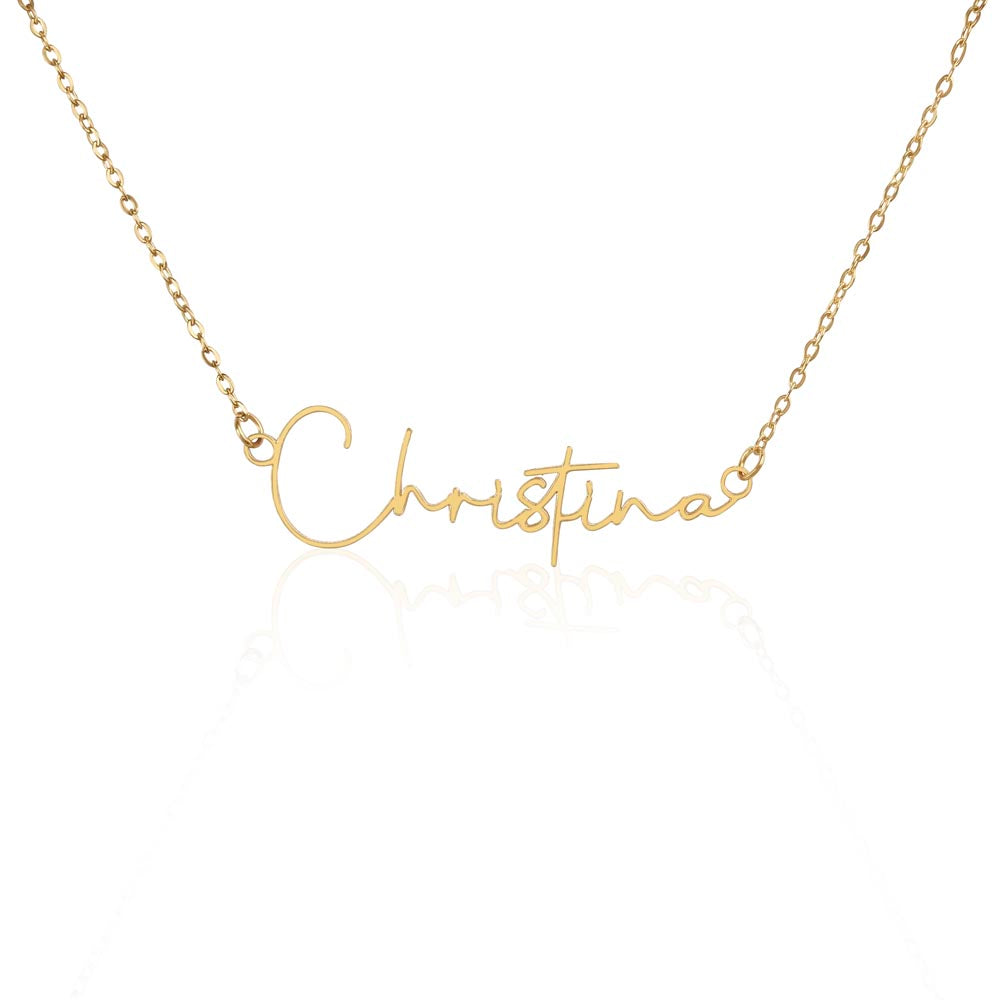 💎 Just for You! A Signature Style Name Necklace