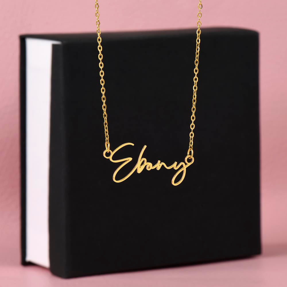 💎 Just for You! A Signature Style Name Necklace