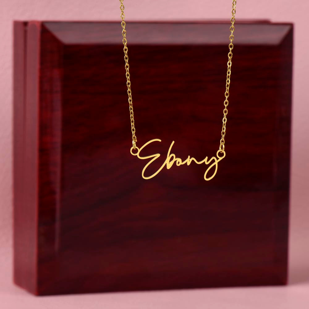 💎 Just for You! A Signature Style Name Necklace