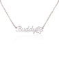 🎉Just for You! A Paw Print Name Necklace