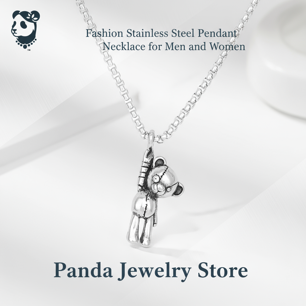 Fashion Stainless Steel Pendant Necklace Banner