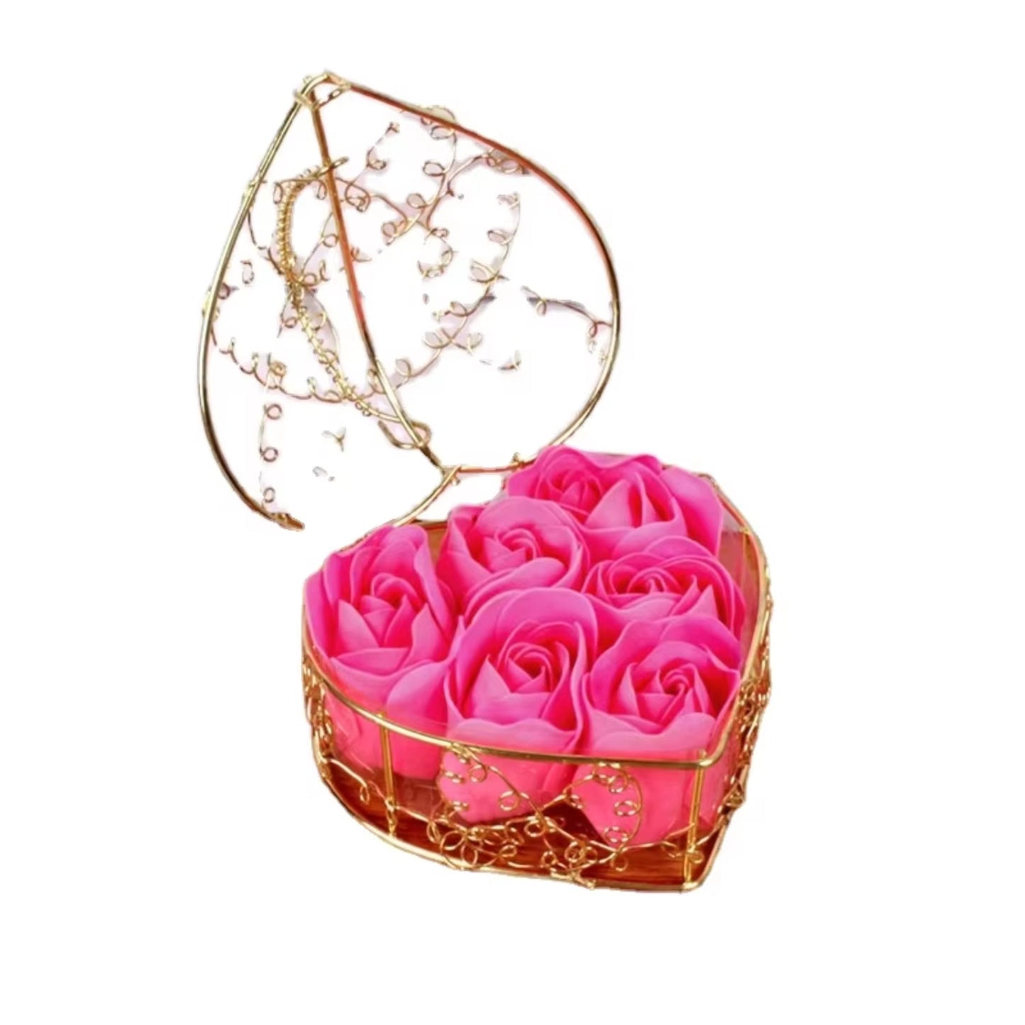 Saint Valentin San Set Roses Box Preserved Exclusive Eternal Real Valentines Day Happy Rose Valentine Gift