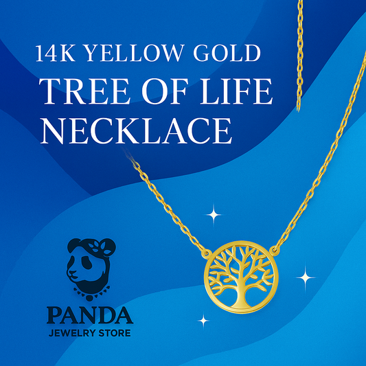 ❄️14K Yellow Gold Tree of Life Necklace