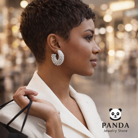 💎Electroforming Chunky Hollow Large Light Bold Look Exaggerated Jewelry 999 Sterling Silver Round Hoop Statement Earrings (Pre-Sale)