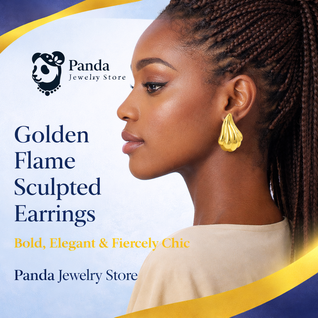 🩷Exaggerated 999 Pure Silver Golden Irregular Hollow Conch Electroforming Chunky Lightweight Fashion Jewelry for Women Daily Wear Earrings