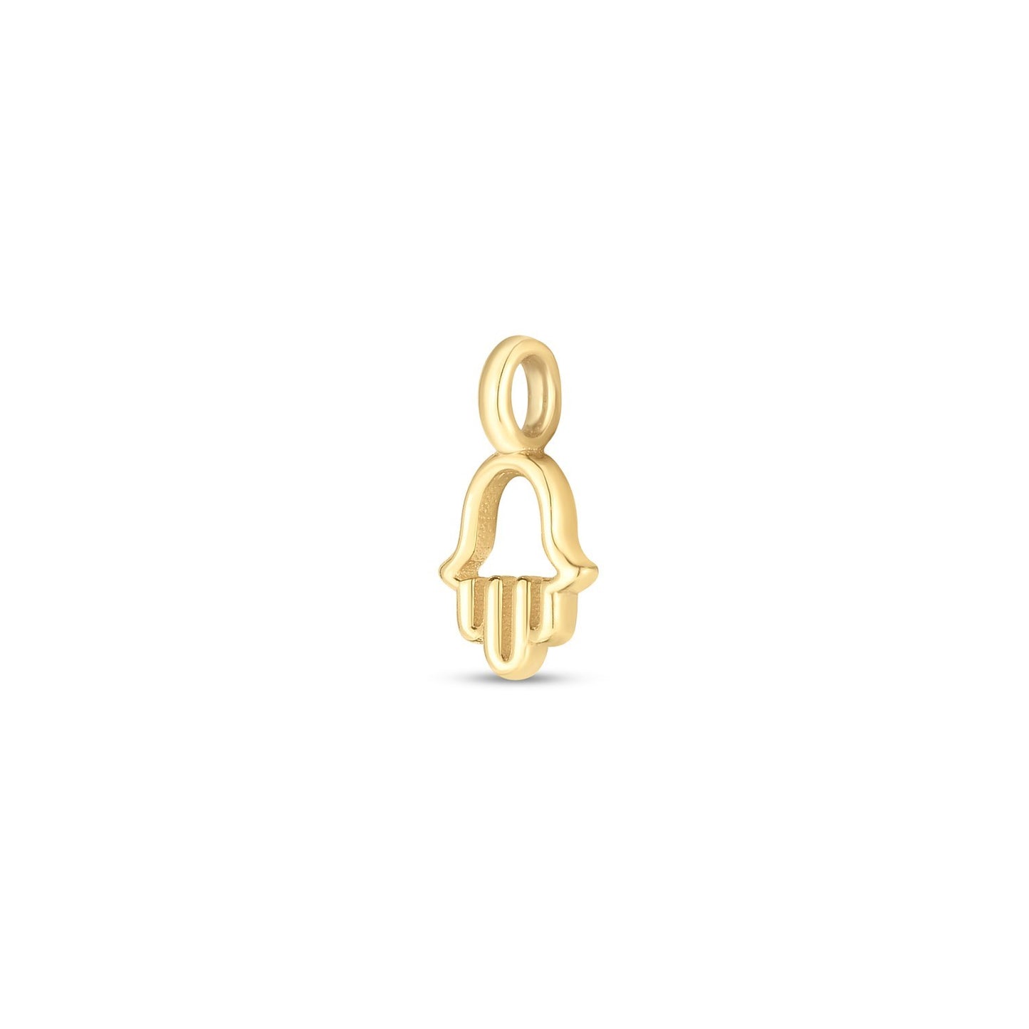 ✨14k Yellow Gold Mini Hamsa Charm