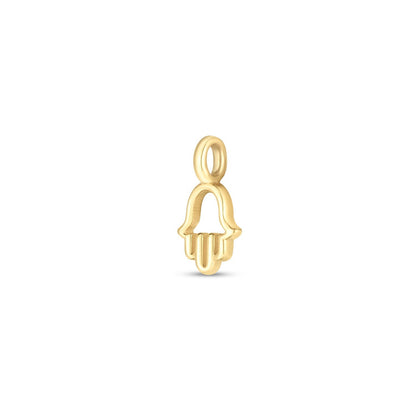 ✨14k Yellow Gold Mini Hamsa Charm