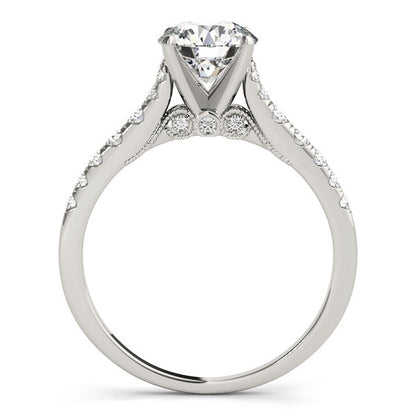 14K White Gold Diamond Engagement Ring – Classic Solitaire Brilliance (1 3/4 cttw)