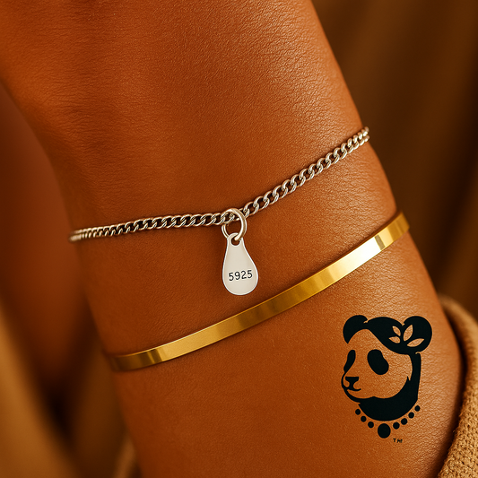 S925 sterling silver waterdrop charm for DIY jewelry making