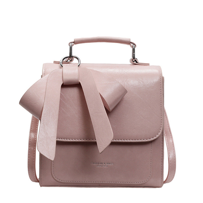 Women’s Cream Bow Handbag – Elegant Shoulder & Crossbody Bag