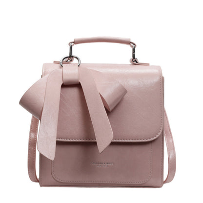 Women’s Cream Bow Handbag – Elegant Shoulder & Crossbody Bag
