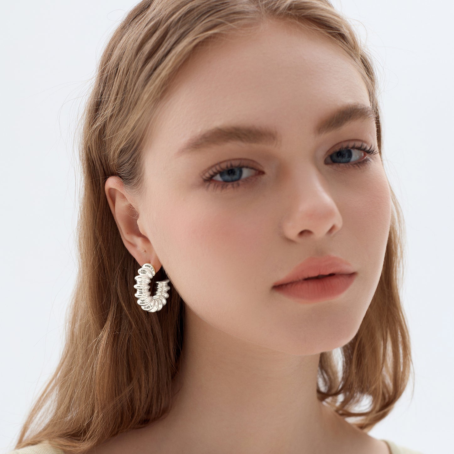 🍀Hollow Chunky Electroforming Earrings Large Light 999 Sterling Silver Exaggerated Jewelry Bold Extra Large Statement Earrings