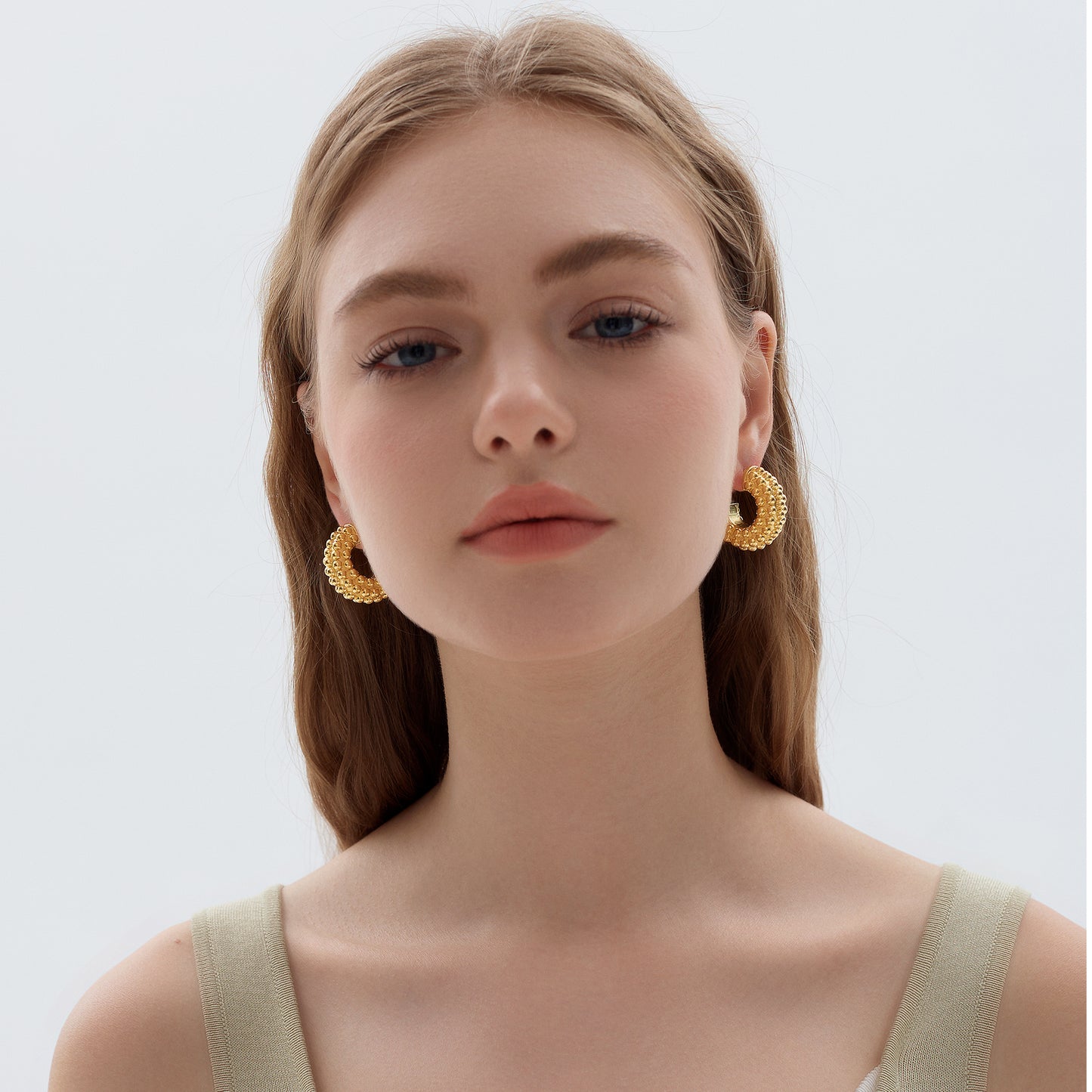 💎Electroforming Chunky Hollow Large Light Bold Look Exaggerated Jewelry 999 Sterling Silver Round Hoop Statement Earrings (Pre-Sale)