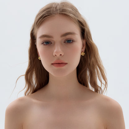 💚Light Chunky Electroforming Hollow Earrings Large Exaggerated Jewelry Party Gift Women Lips 999 Sterling Silver Stud Earrings