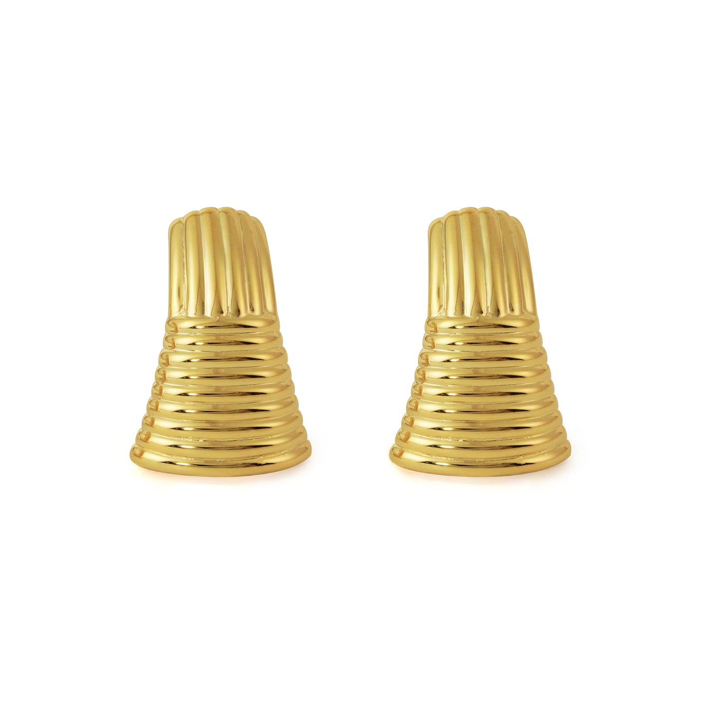 🌟Exaggerated Chunky Electroforming Hollow Large Statement Fashion Jewelry Geometry 999 Sterling Silver Stud Earrings