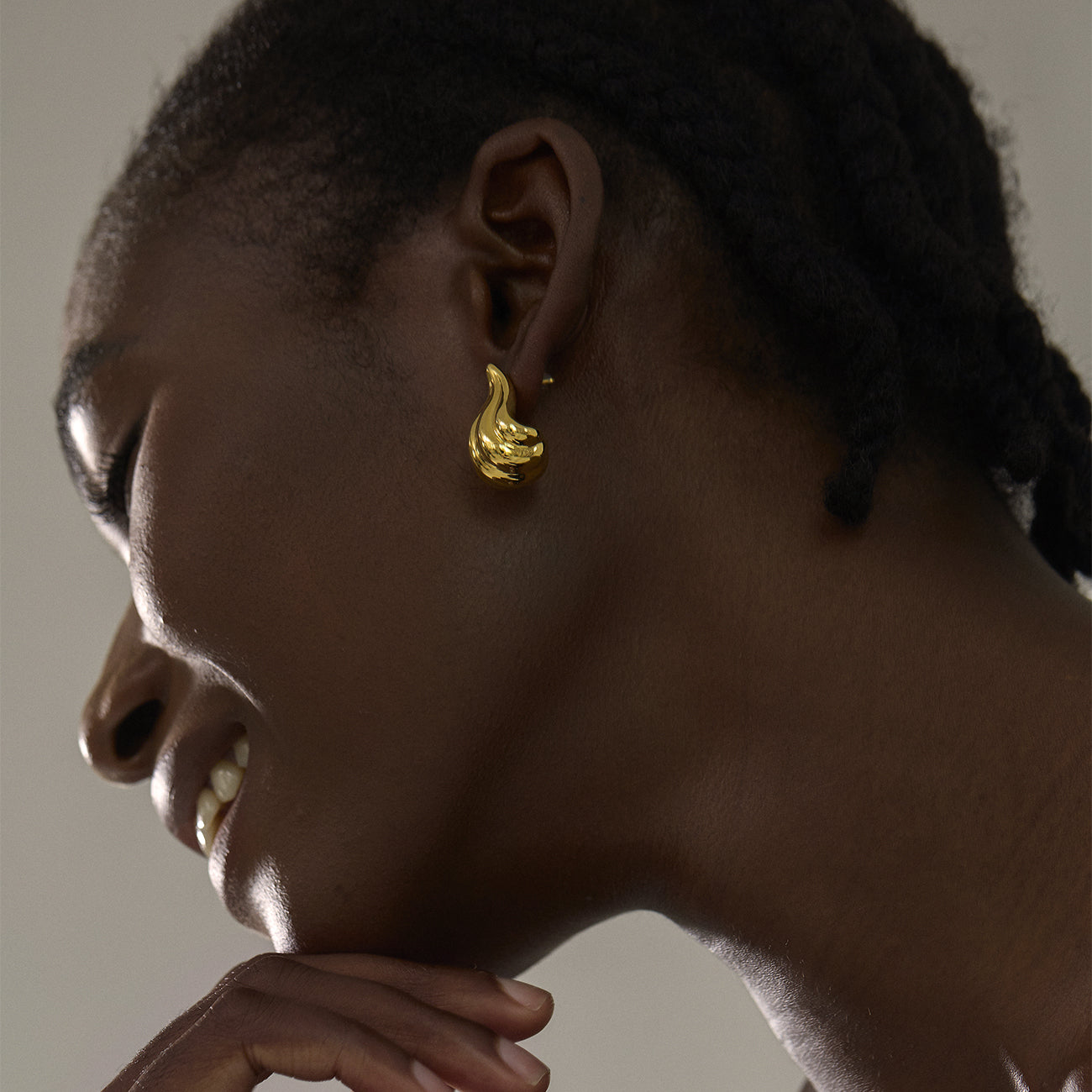 🩷Exaggerated 999 Pure Silver Golden Irregular Hollow Conch Electroforming Chunky Lightweight Fashion Jewelry for Women Daily Wear Earrings