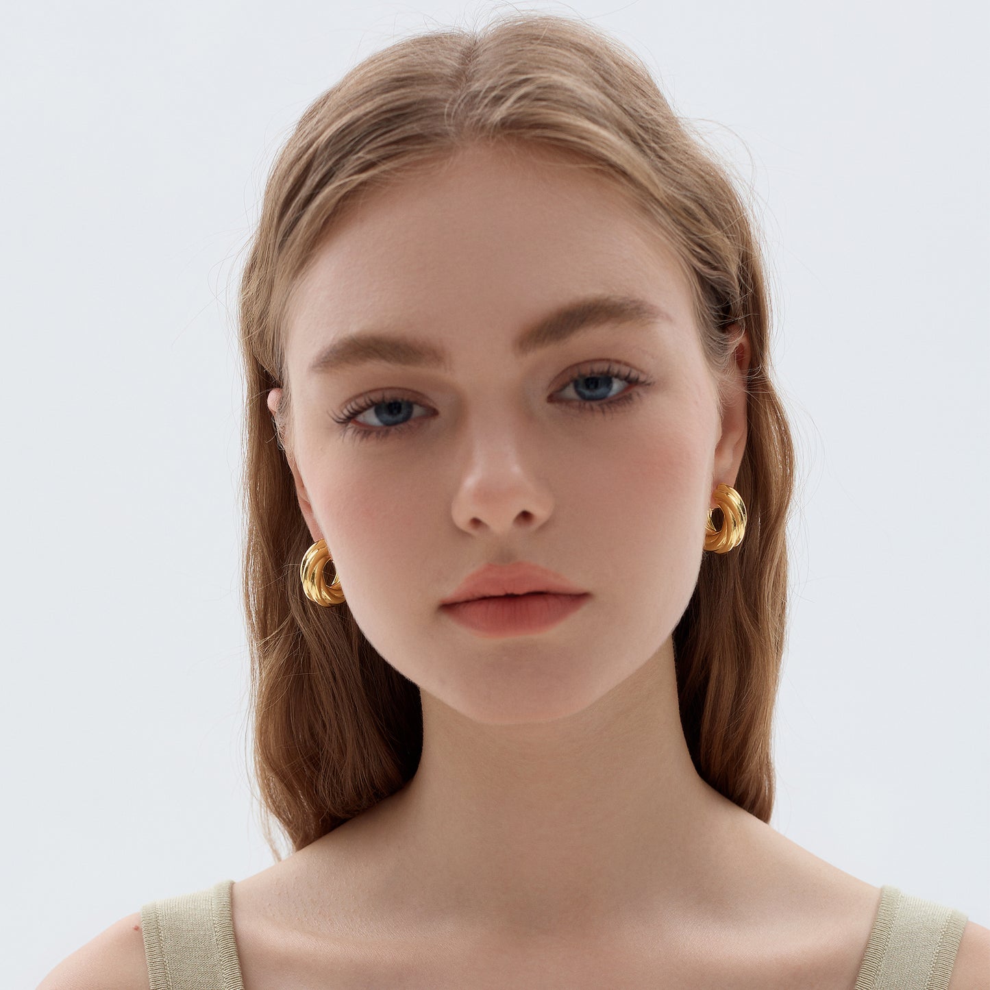 ✨Exaggerated Hollow Chunky Electroforming Elegant Twisted 999 Sterling Silver Statement Jewelry Mini Round Hoop Earrings