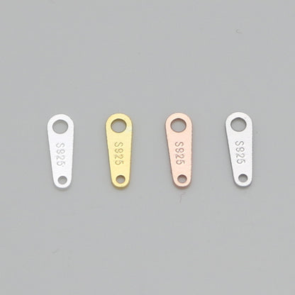 Simple Geometry 925 Sterling Silver DIY Charm