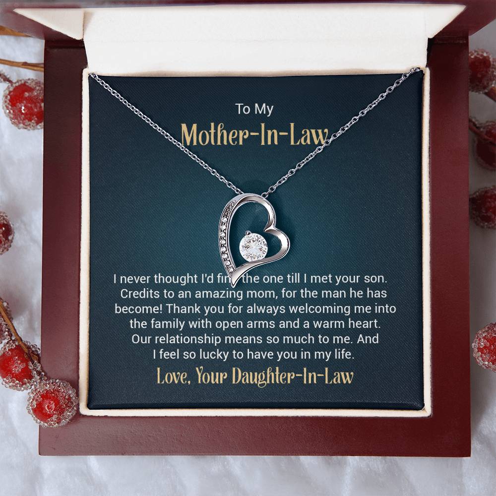 To My Mother-In-Law | Heartfelt Necklace Gift from Daughter-In-Law