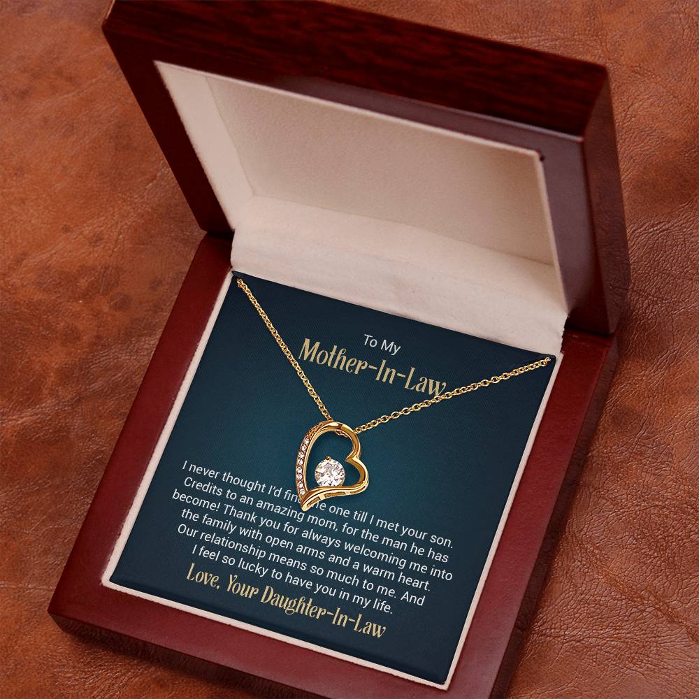 To My Mother-In-Law | Heartfelt Necklace Gift from Daughter-In-Law