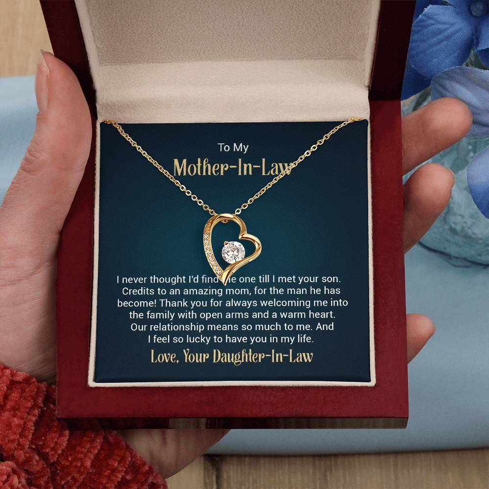 To My Mother-In-Law | Heartfelt Necklace Gift from Daughter-In-Law