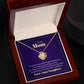 To Mom | From Daughter |Timeless Love Knot Necklace for Special Occasions