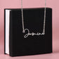 💎 Just for You!  A Signature Style Name Necklace