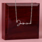 💎 Just for You!  A Signature Style Name Necklace