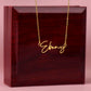 💎 Just for You!  A Signature Style Name Necklace