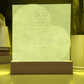 To My Son Personalized Engraved Lighted Acrylic Plaque