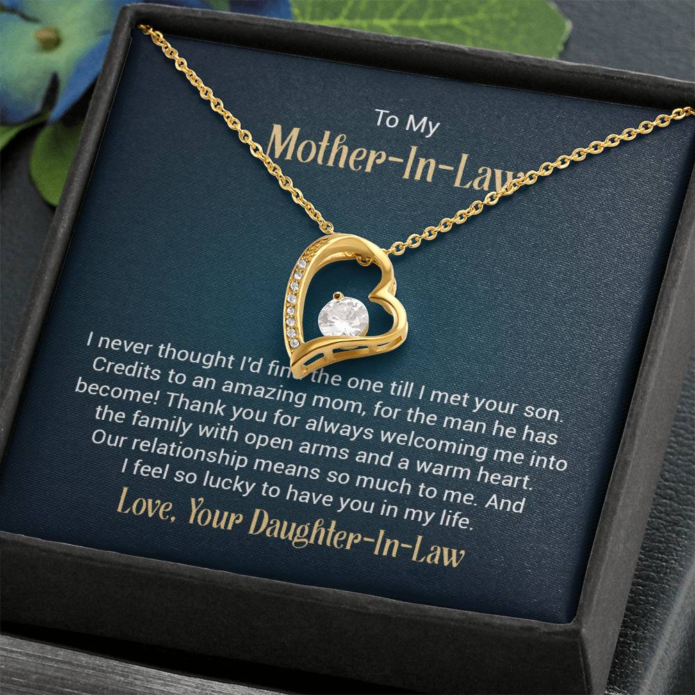 To My Mother-In-Law | Heartfelt Necklace Gift from Daughter-In-Law