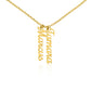 Personalized Vertical Names Necklace - Customized Gift for Her