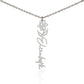 🎁Just for You! A Birth Month Flower Name Necklace