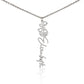 🎁Just for You! A Birth Month Flower Name Necklace