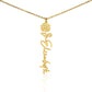 🎁Just for You! A Birth Month Flower Name Necklace