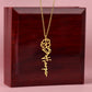 🎁Just for You! A Birth Month Flower Name Necklace