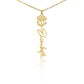 🎁Just for You! A Birth Month Flower Name Necklace
