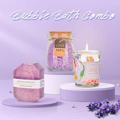 Christmas Gifts for Women, Birthday Gnomes for Women, Birthday Gifts for Women, Relaxing Spa Bath Gifts Basket Set for Women, Self Care Gifts for Women Mom, Girlfriend, Her, Sister, Friend, Coworker