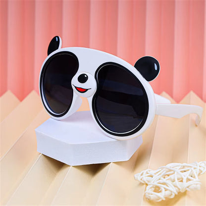 Trend Children Cartoon Sunglasses Boys Girls Panda Shaped Polarized Sun Glasses Kids UV Protection Children'S Birthday Gift Toys