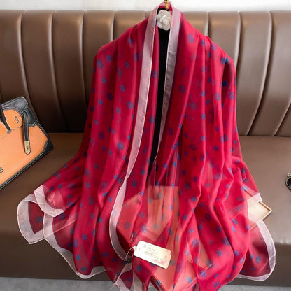 Silk All-matching Yousoft Scarf Long Elegant Scarf
